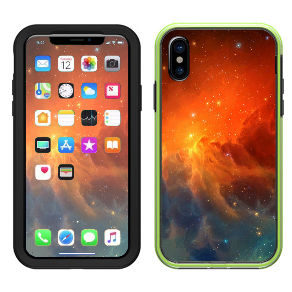  Space Clouds Nebula Lifeproof Slam Case iPhone X Skin