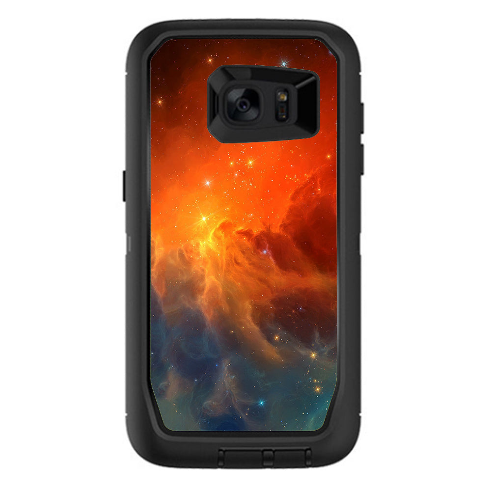  Space Clouds Nebula Otterbox Defender Samsung Galaxy S7 Edge Skin