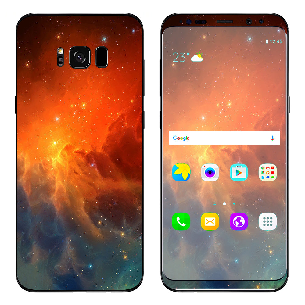  Space Clouds Nebula Samsung Galaxy S8 Skin