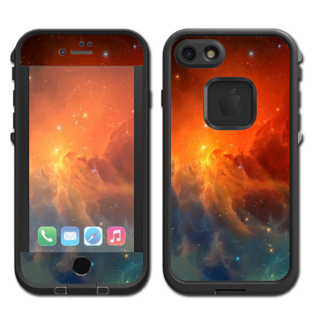  Space Clouds Nebula Lifeproof Fre iPhone 7 or iPhone 8 Skin