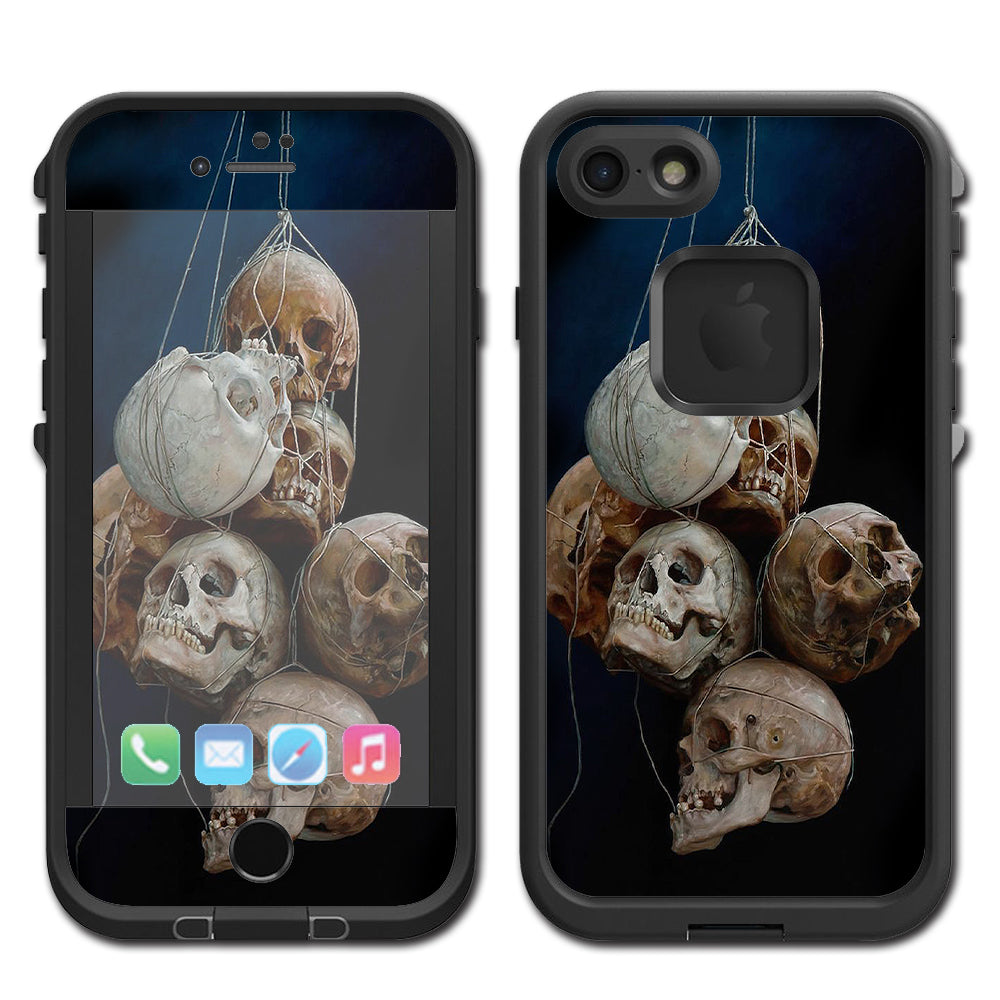  Hanging Skulls Lifeproof Fre iPhone 7 or iPhone 8 Skin
