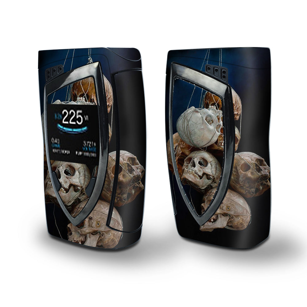 Skin Decal Vinyl Wrap for Smok Devilkin Kit 225w Vape (includes TFV12 Prince Tank Skins) skins cover/ Hanging Skulls