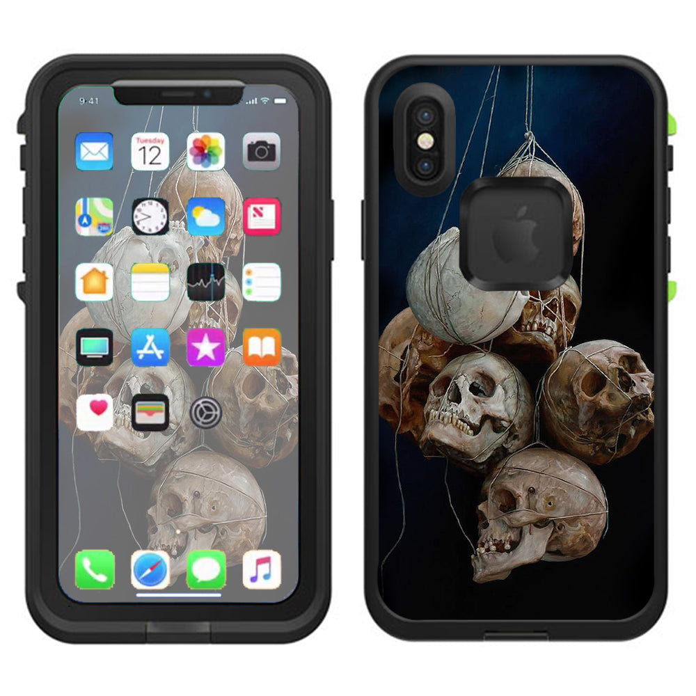  Hanging Skulls Lifeproof Fre Case iPhone X Skin