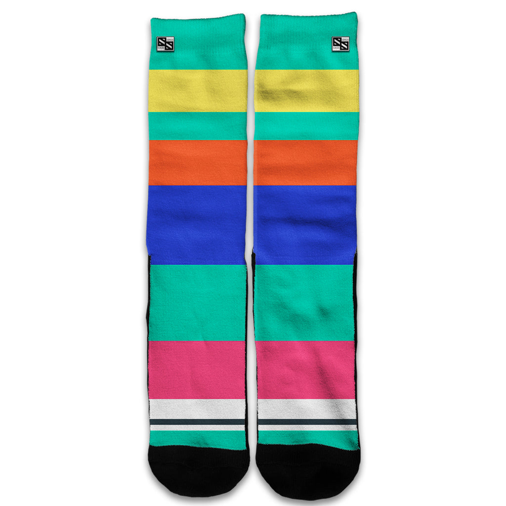  Slinko Pastel Lines Universal Socks