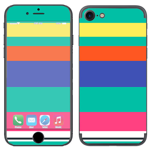  Slinko Pastel Lines Apple iPhone 7 or iPhone 8 Skin