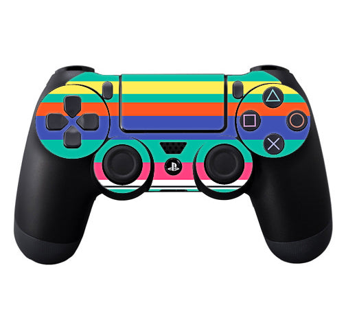  Slinko Pastel Lines Sony Playstation PS4 Controller Skin