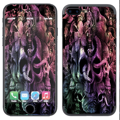  Skull Art Creepy Apple  iPhone 7+ Plus / iPhone 8+ Plus Skin