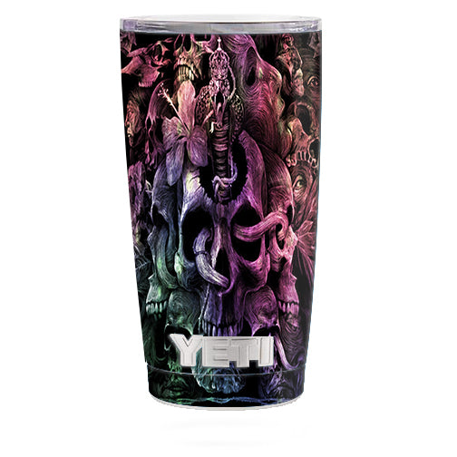  Skull Art Creepy Yeti 20oz Rambler Tumbler Skin