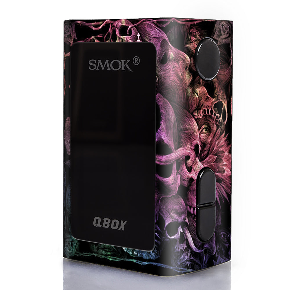  Skull Art Creepy Smok Q-Box Skin