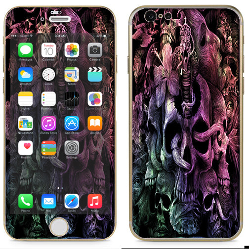  Skull Art Creepy Apple iPhone 6 Skin