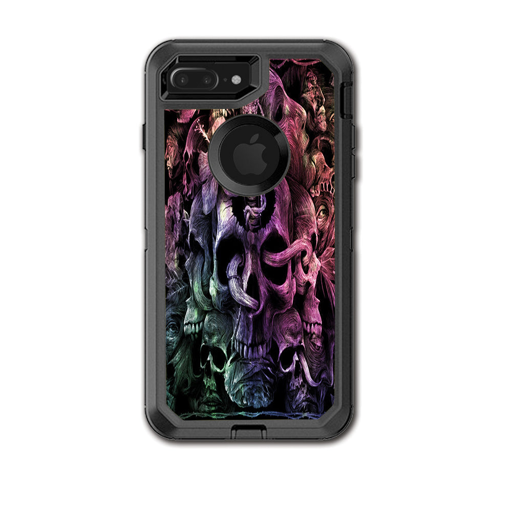  Skull Art Creepy Otterbox Defender iPhone 7+ Plus or iPhone 8+ Plus Skin