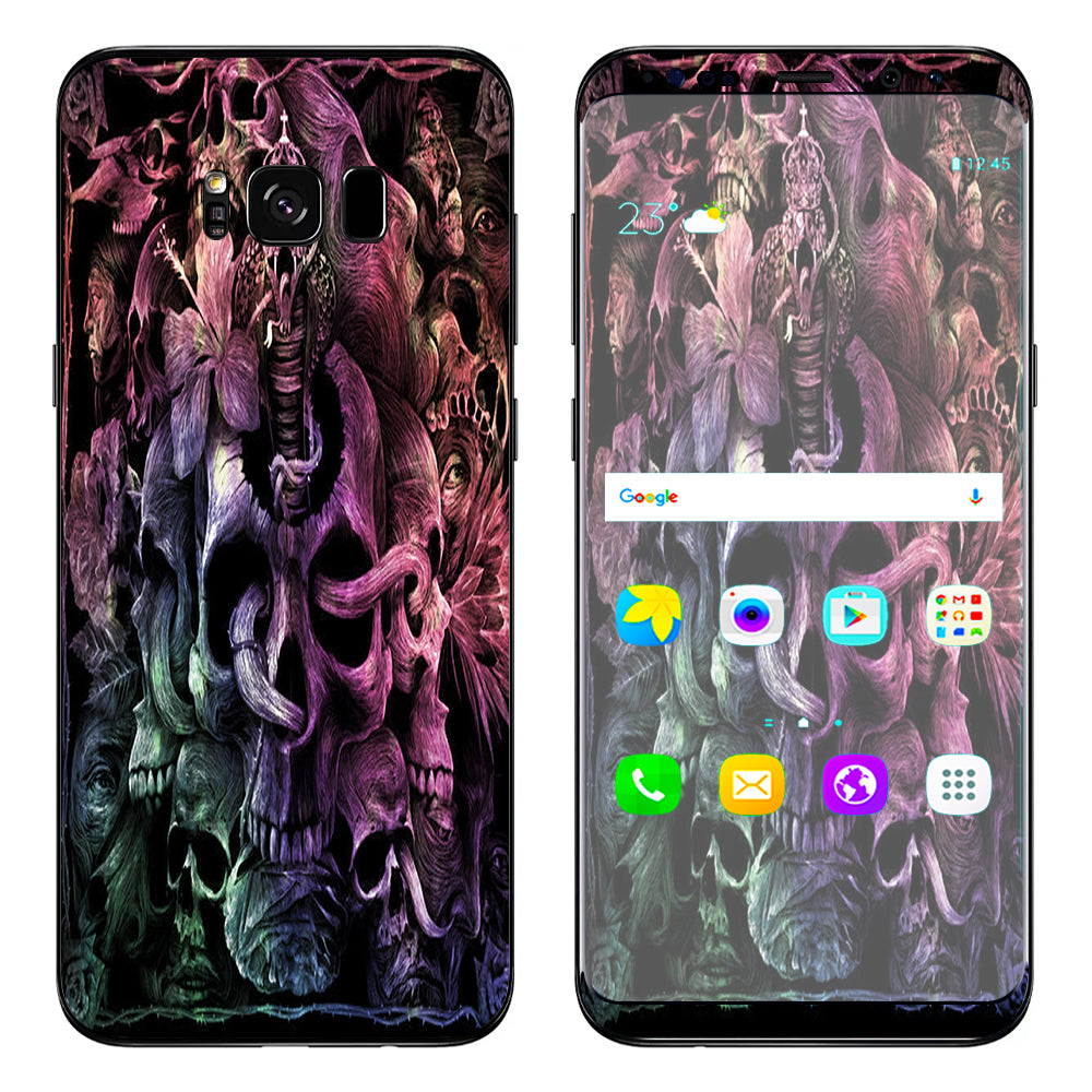  Skull Art Creepy Samsung Galaxy S8 Plus Skin