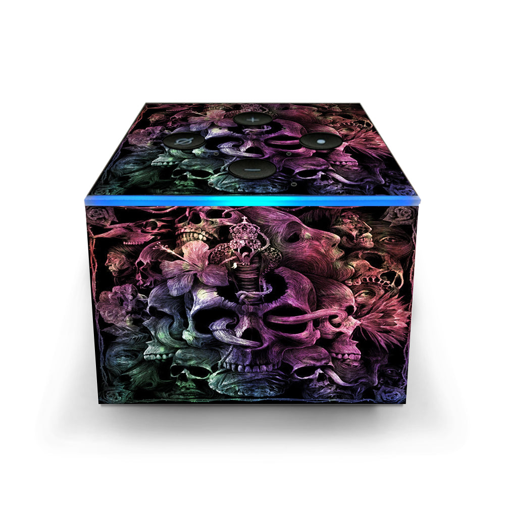  Skull Art Creepy Amazon Fire TV Cube Skin