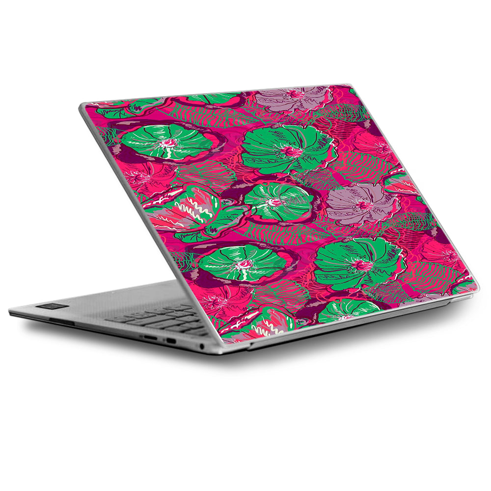  Pink Green Wild Flowers Dell XPS 13 9370 9360 9350 Skin