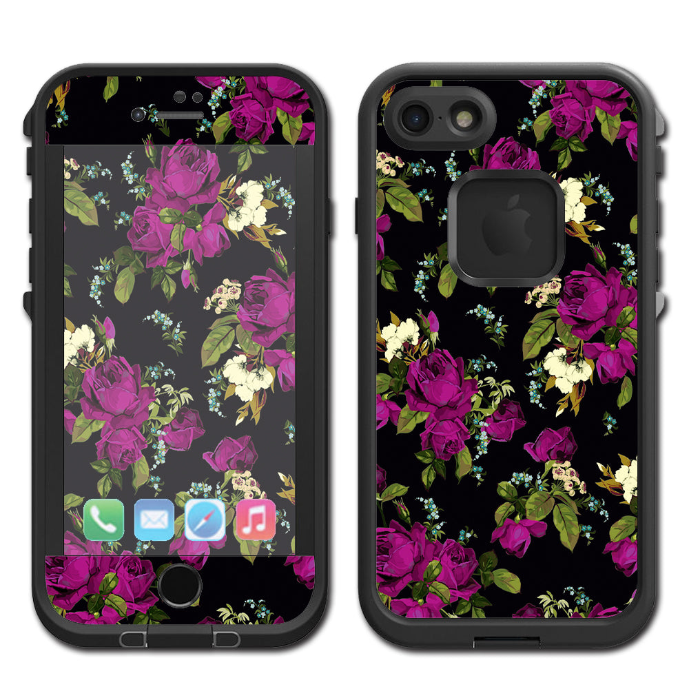  Rose Floral Trendy Lifeproof Fre iPhone 7 or iPhone 8 Skin