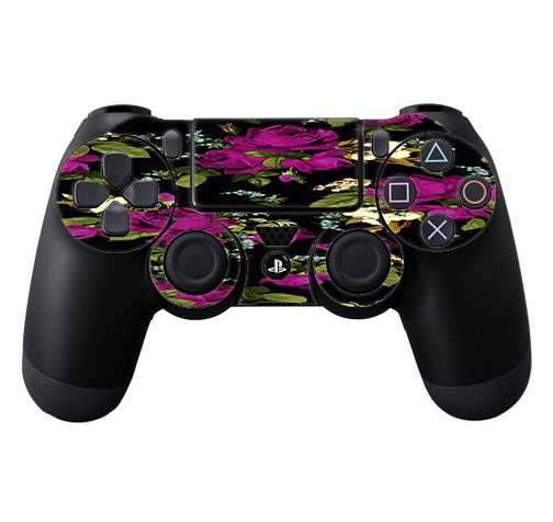  Rose Floral Trendy Sony Playstation PS4 Controller Skin