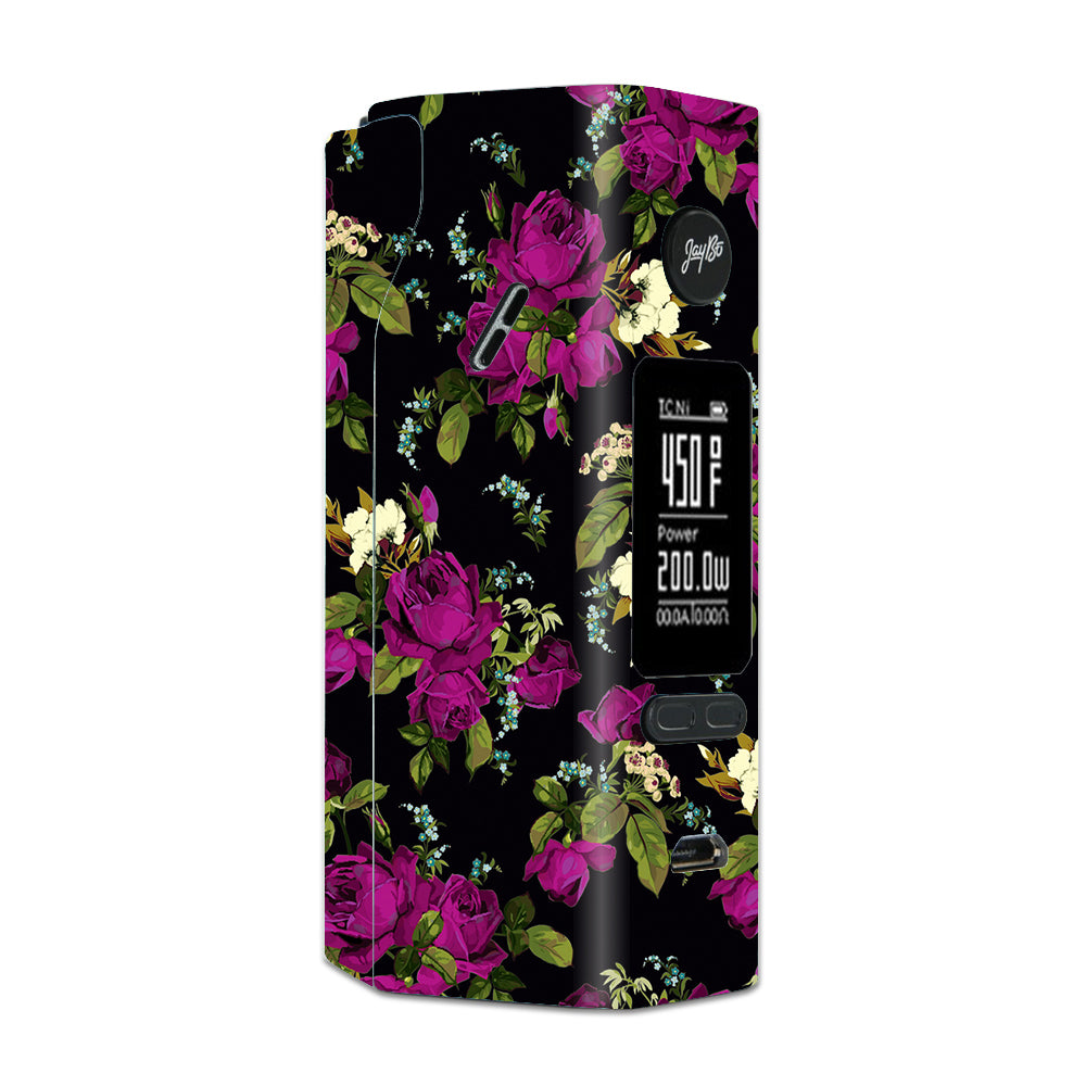  Rose Floral Trendy Wismec Reuleaux RX 2/3 combo kit Skin