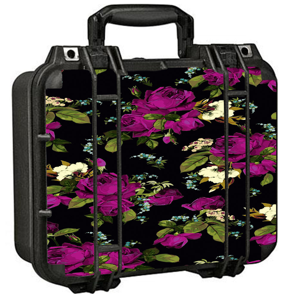  Rose Floral Trendy Pelican Case 1400 Skin