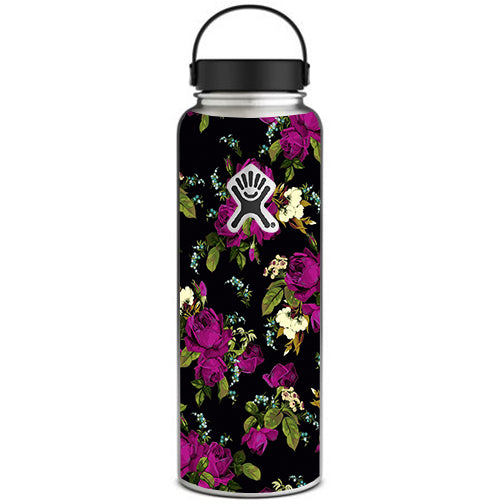  Rose Floral Trendy Hydroflask 40oz Wide Mouth Skin