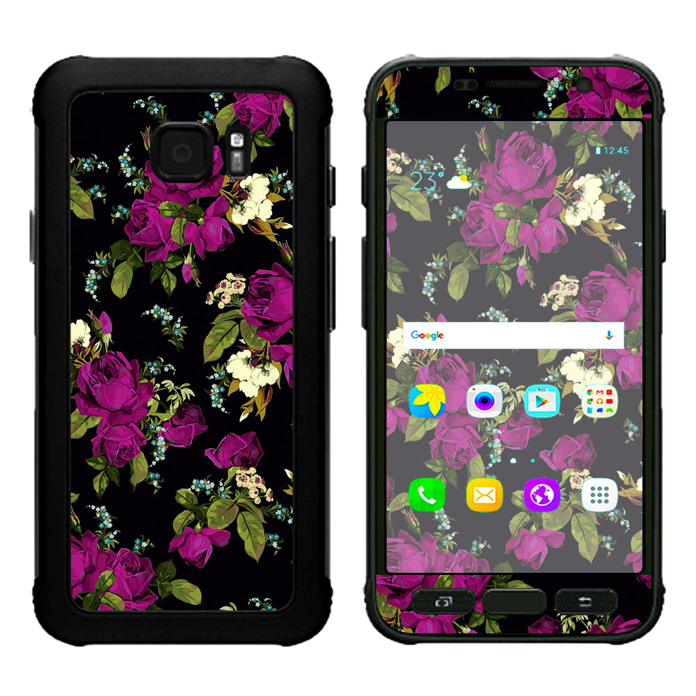  Rose Floral Trendy Samsung Galaxy S7 Active Skin
