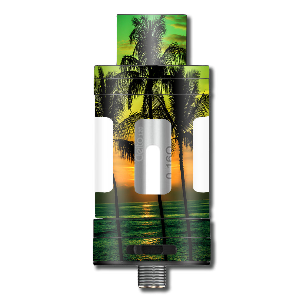  Sunset Palm Trees Ocean Aspire Cleito 120 Skin