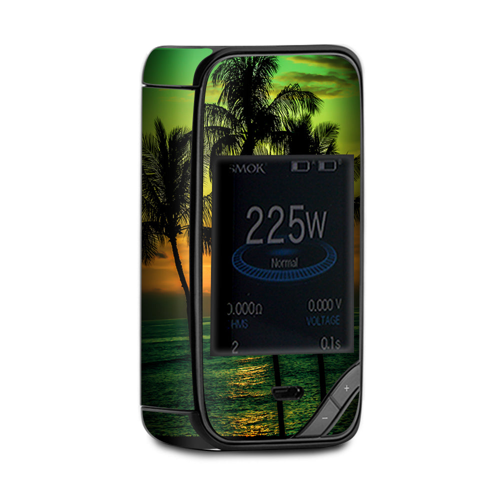  Sunset Palm Trees Ocean X-Priv Smok Skin