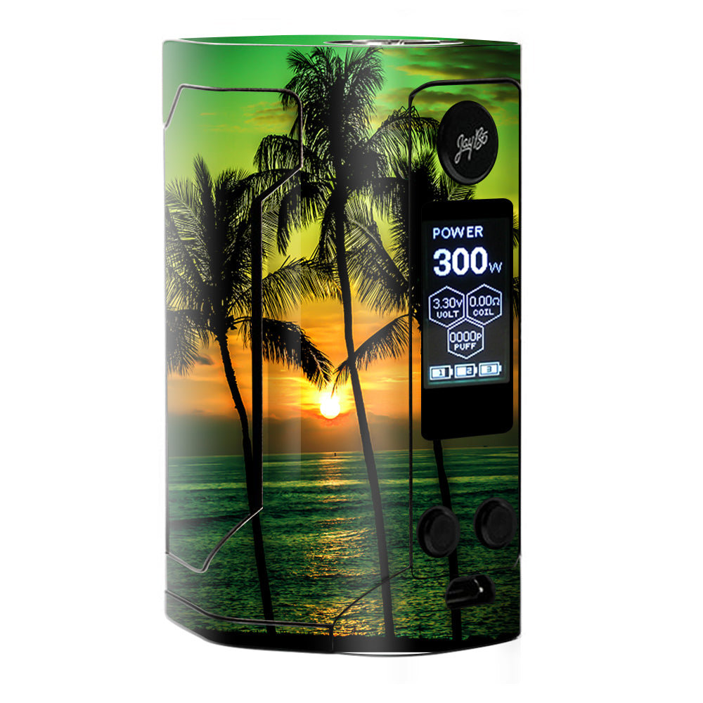  Sunset Palm Trees Ocean Wismec RX Gen 3 Skin