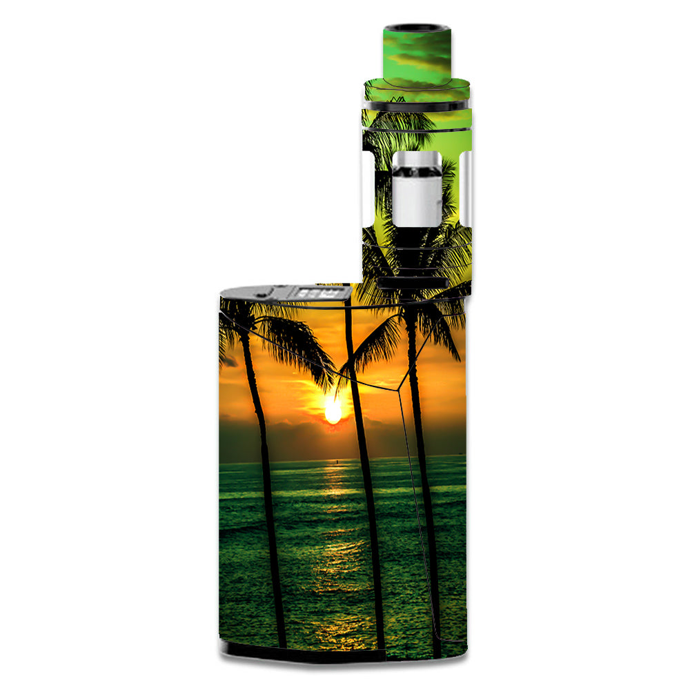  Sunset Palm Trees Ocean Smok GX350 Skin