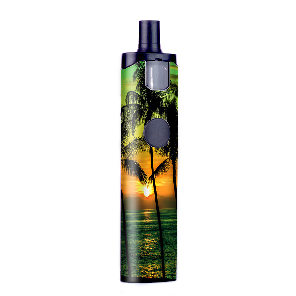  Sunset Palm Trees Ocean Wismec Motiv Pod Skin