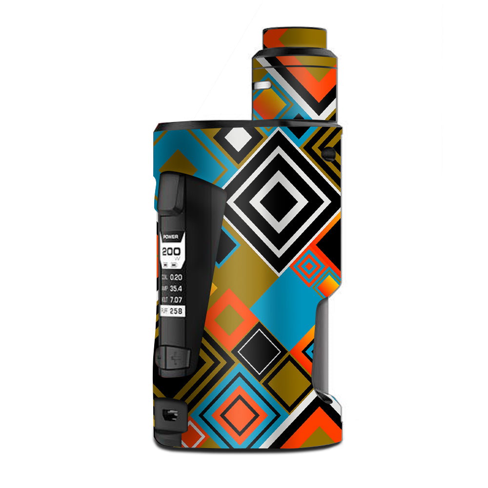  Retro Vintage Style  G Box Squonk Geek Vape Skin