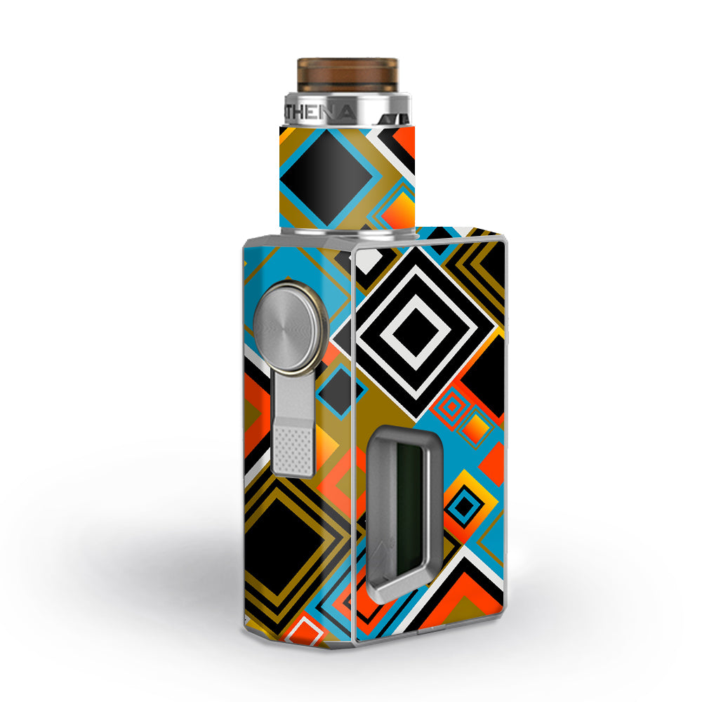  Retro Vintage Style  Geekvape Athena Squonk Skin