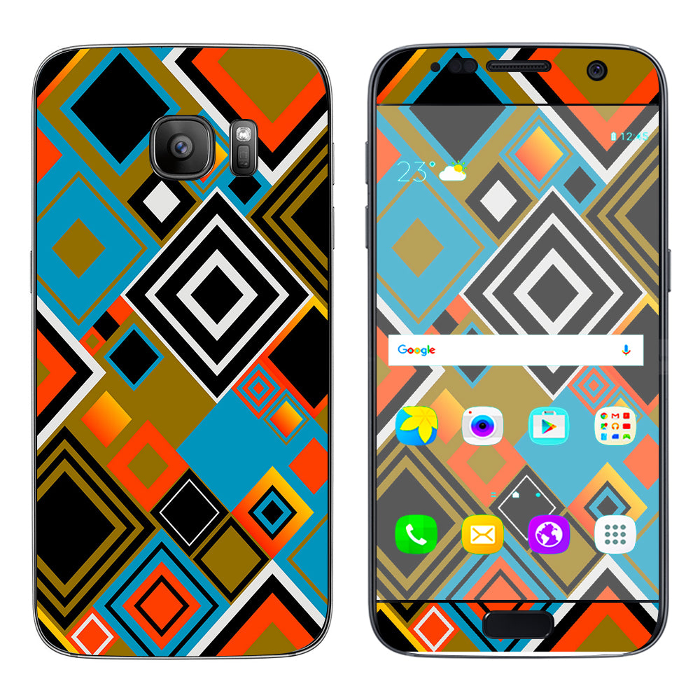  Retro Vintage Style  Samsung Galaxy S7 Skin