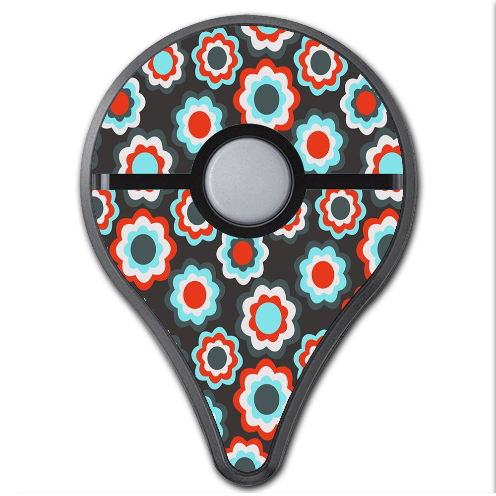  Retro Flowers Pokemon Go Plus Skin