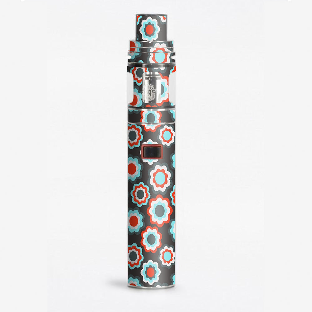  Retro Flowers Smok Stick X8 Skin