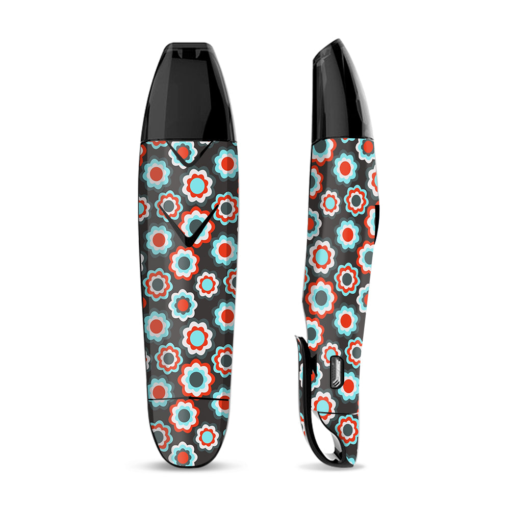 Skin Decal Vinyl Wrap for Suorin Vagon  Vape / Retro Flowers