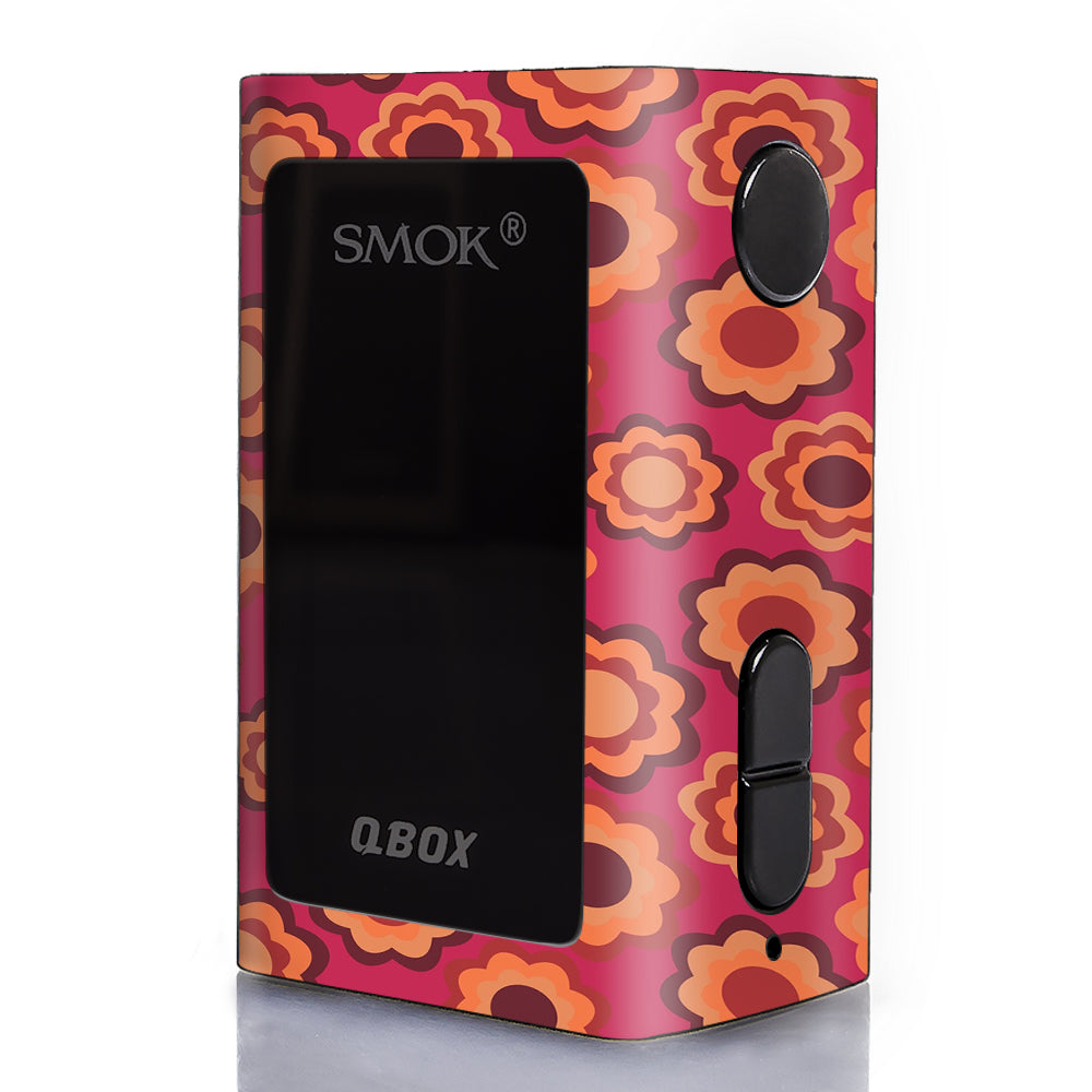  Retro Flowers Pink Smok Q-Box Skin