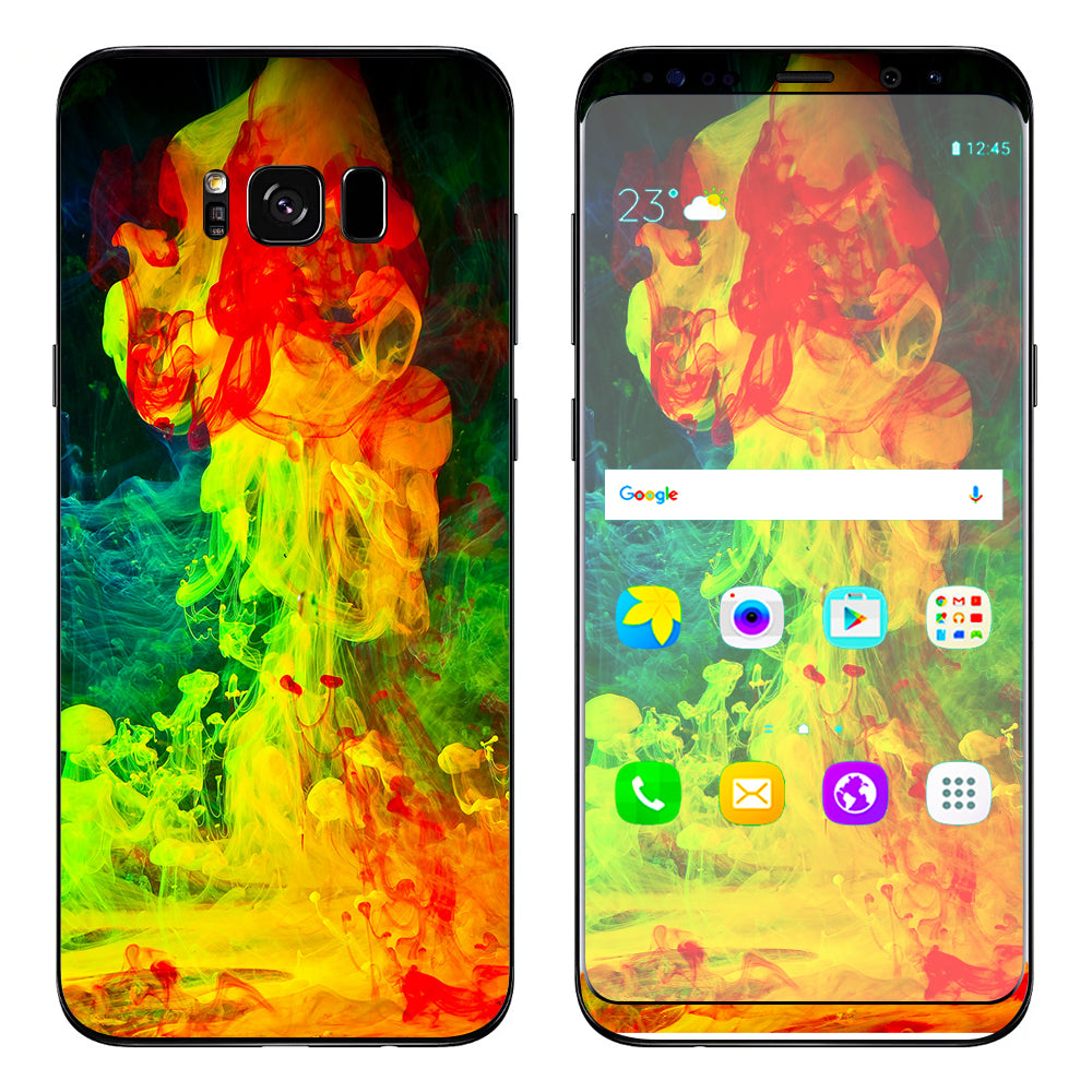  Smoke Cloud Colors Samsung Galaxy S8 Skin