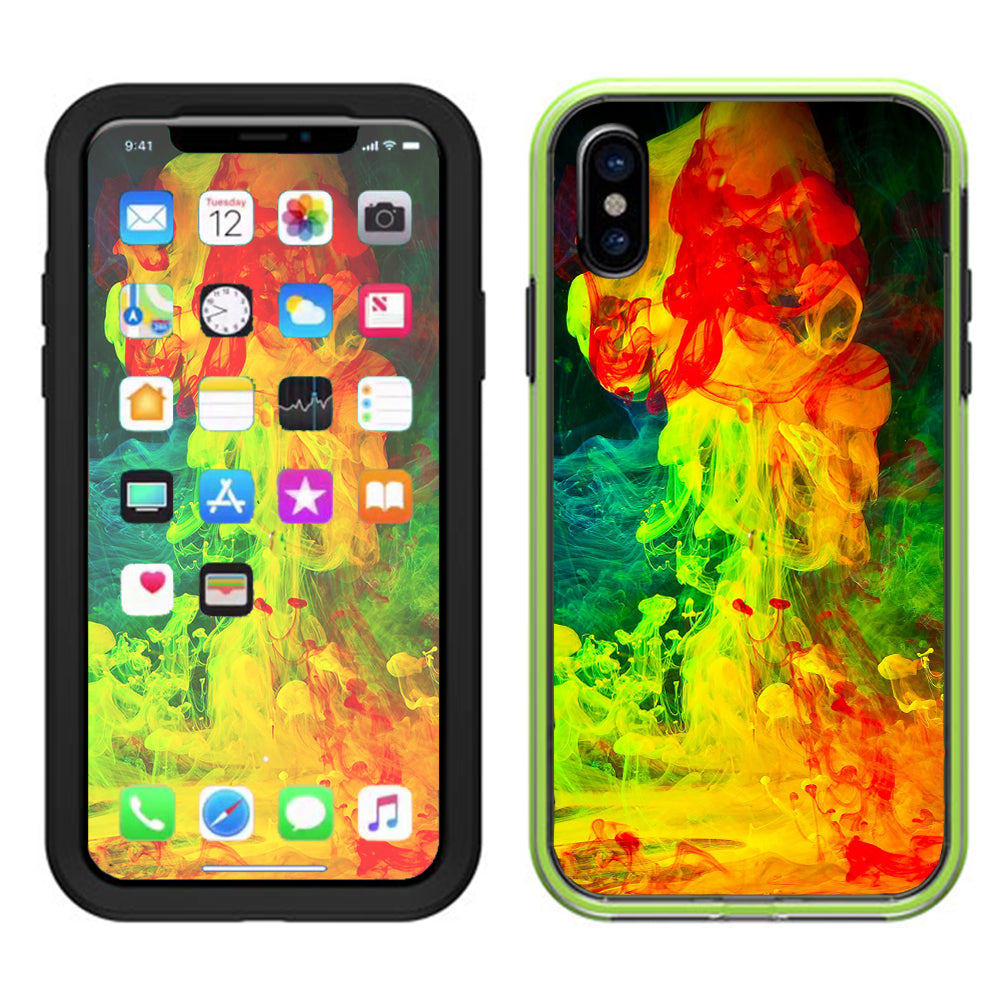  Smoke Cloud Colors Lifeproof Slam Case iPhone X Skin
