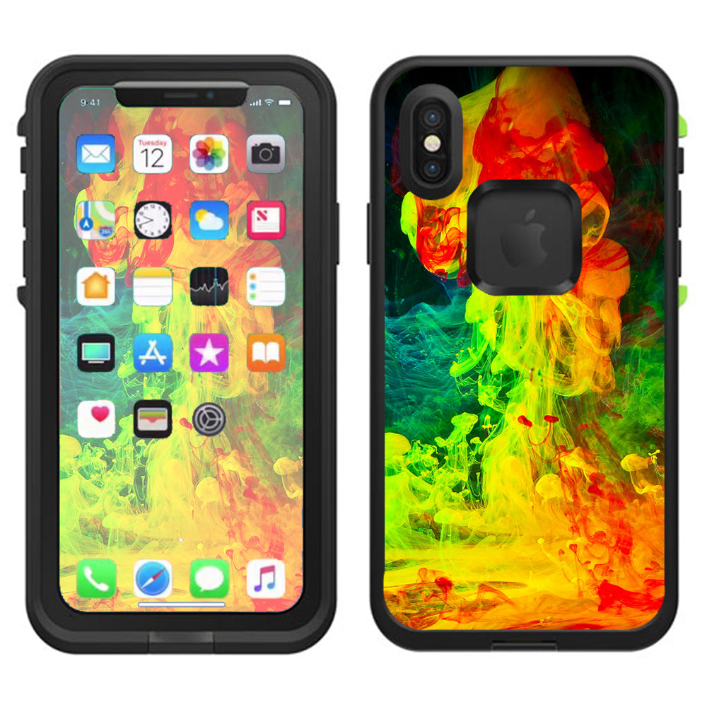  Smoke Cloud Colors Lifeproof Fre Case iPhone X Skin