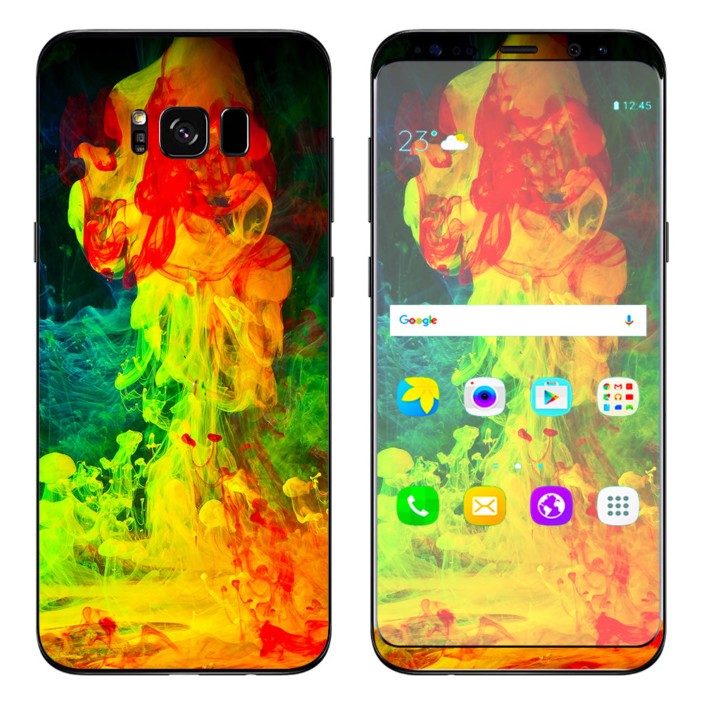  Smoke Cloud Colors Samsung Galaxy S8 Plus Skin