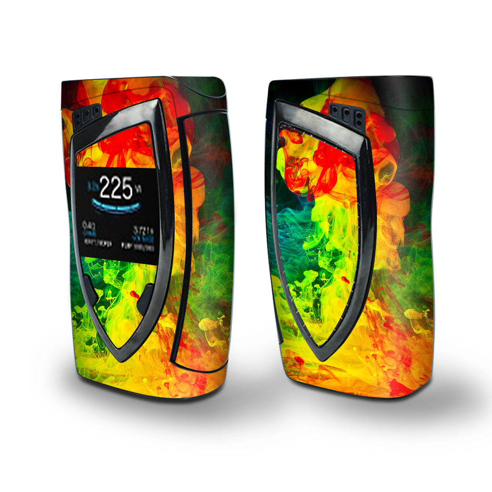 Skin Decal Vinyl Wrap for Smok Devilkin Kit 225w Vape (includes TFV12 Prince Tank Skins) skins cover/ Smoke Cloud Colors