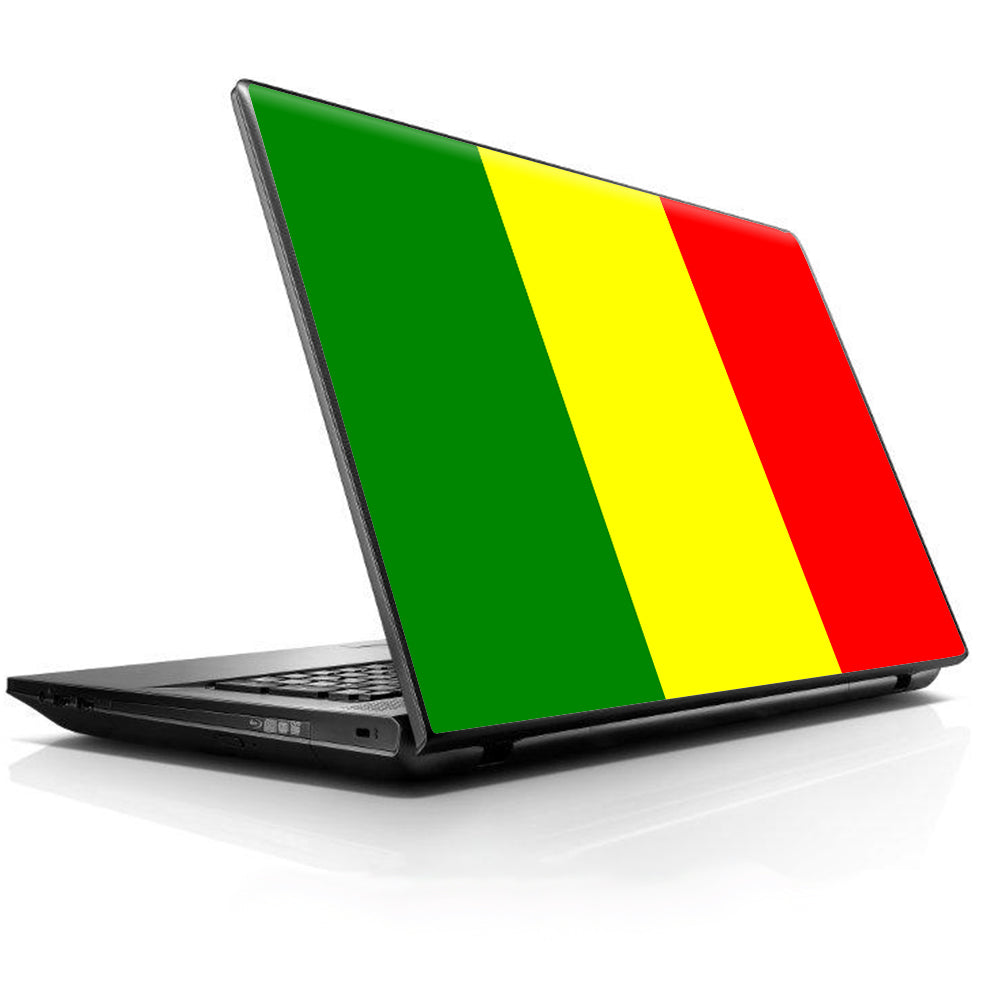  Rasta Reggae Colors Universal 13 to 16 inch wide laptop Skin