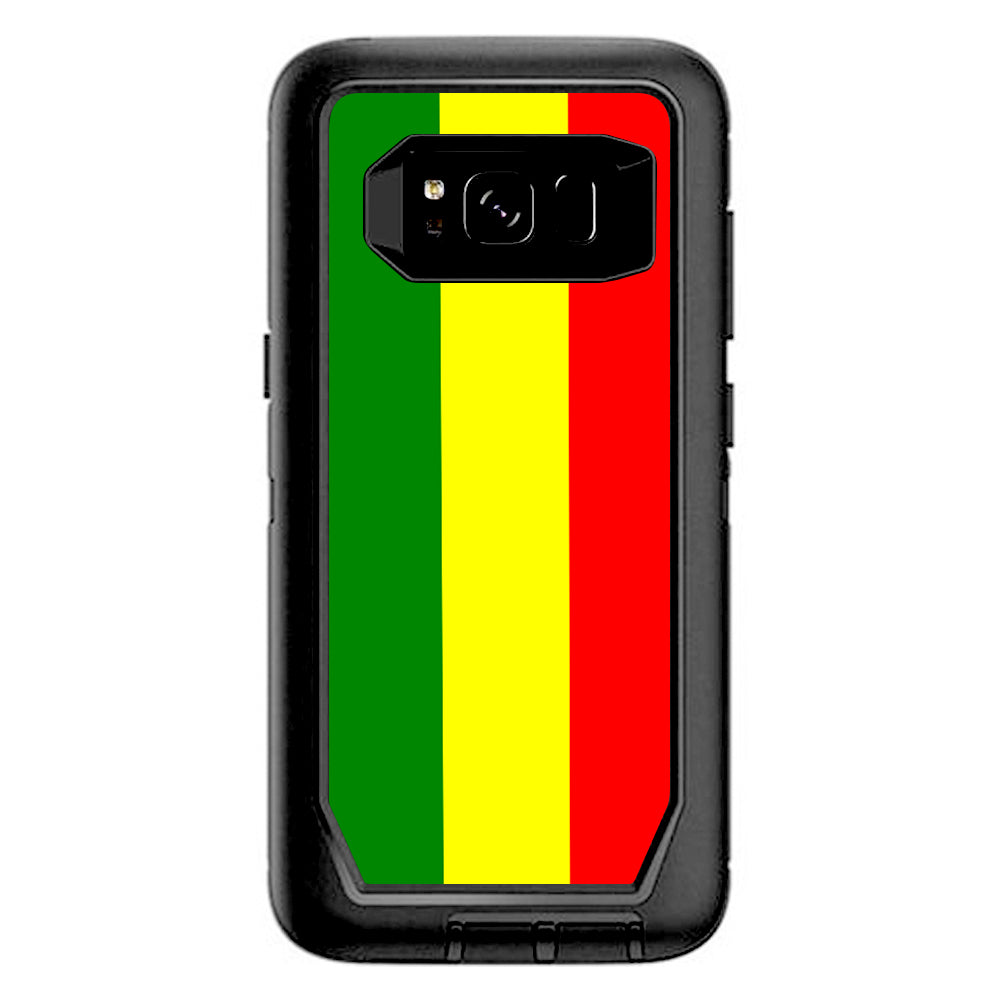  Rasta Reggae Colors Otterbox Defender Samsung Galaxy S8 Skin