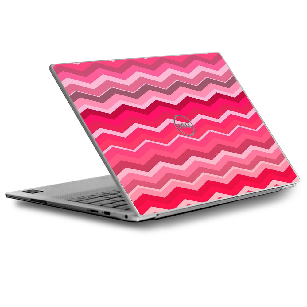  Red Pink Chevron Dell XPS 13 9370 9360 9350 Skin