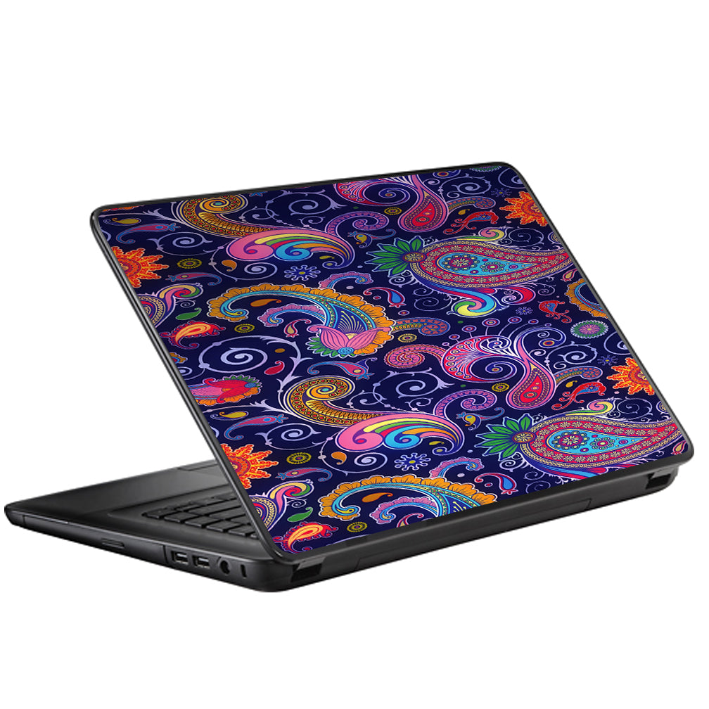  Purple Paisley Universal 13 to 16 inch wide laptop Skin