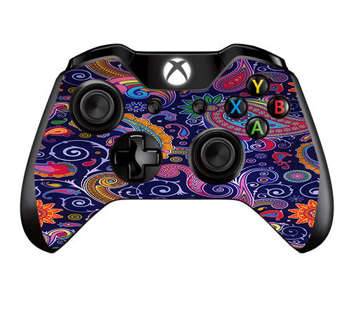  Purple Paisley Microsoft Xbox One Controller Skin