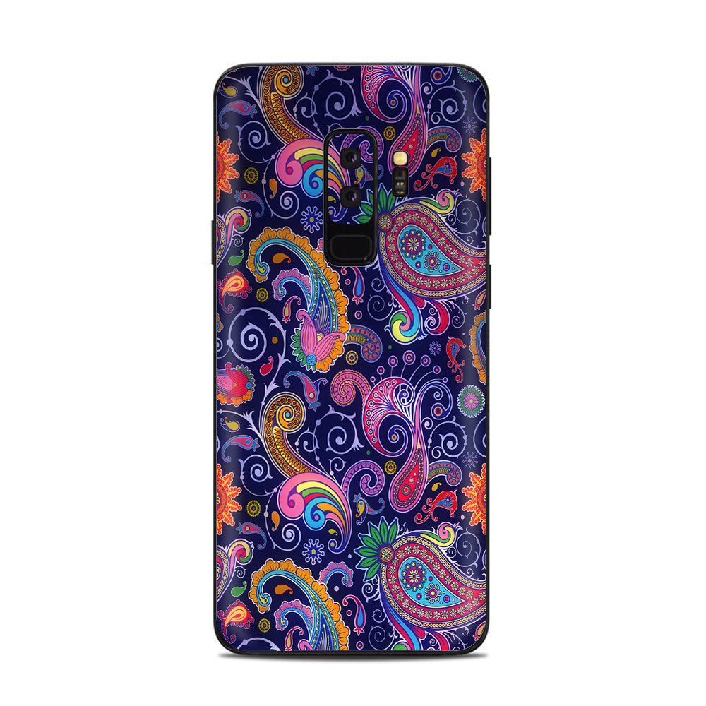  Purple Paisley Samsung Galaxy S9 Plus Skin