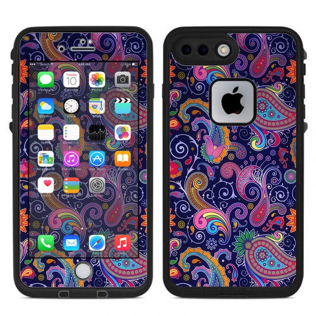  Purple Paisley Lifeproof Fre iPhone 7 Plus or iPhone 8 Plus Skin