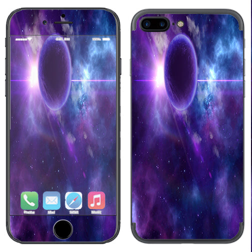  Purple Moon Galaxy Apple  iPhone 7+ Plus / iPhone 8+ Plus Skin