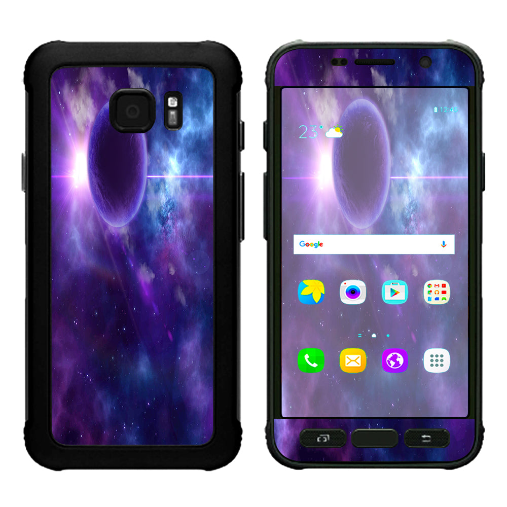  Purple Moon Galaxy Samsung Galaxy S7 Active Skin